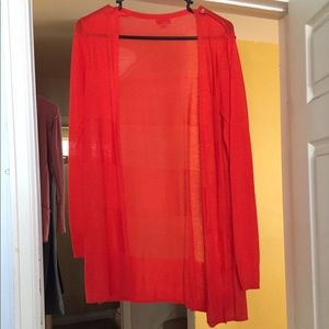 Woman’s open long cardigan merona size M